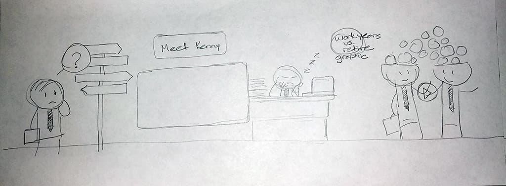 Kenny Retires sketch 01